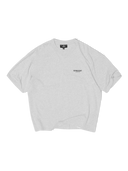 Camiseta One Kickz Represent Owners Club en gris ceniza, corte oversized de algodón con logo en el pecho