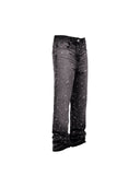 Reputation Studios Crystal Flare Denim Jeans Black one-kickz