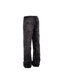 Reputation Studios Crystal Flare Denim Jeans Black one-kickz