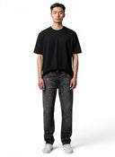 Reputation Studios Crystal Flare Denim Jeans Black one-kickz