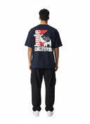 Rhude Moonlight Wolf Pocket Tee Black/White/Red one-kickz