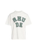Rhude Paisley Varsity Logo T-Shirt White one-kickz
