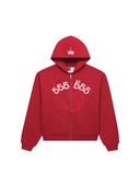 Sp5der Angel Zip Hoodie Merlot one-kickz