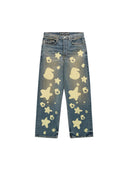 Sp5der Beluga Stamp Denim Jean Indigo one-kickz