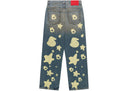 Sp5der Beluga Stamp Denim Jean Indigo one-kickz