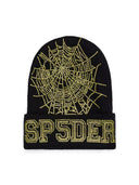 Sp5der Web Beanie Onyx/Yellow one-kickz