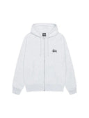 Stussy Big & Meaty Zip Hoodie Ash Heather one-kickz