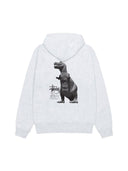 Stussy Big & Meaty Zip Hoodie Ash Heather one-kickz