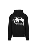 Stussy New-York Print Zip Hoodie Black one-kickz
