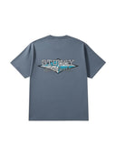 Stussy Worldwide Diamond Pigment Dyed Tee Navy one-kickz