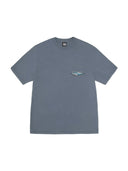 Stussy Worldwide Diamond Pigment Dyed Tee Navy one-kickz