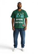 Supreme Alpha Omega Baseball Jersey Green one-kickz