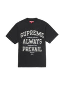 Supreme Always Prevail S/S Top Black one-kickz