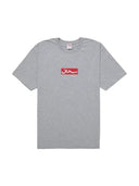 Supreme Arabic Box Logo Tee Heather Grey one-kickz