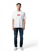 Supreme Arabic Box Logo Tee White one-kickz