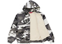 Supreme Arc Thermal Lined Zip Up Hooded Sweatshirt Snow Camo one-kickz
