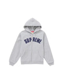Supreme Arc Thermal Lined Zip Up Hooded Sweatshirt Heather Grey one-kickz