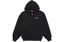Supreme Blessed Applique Zip Up Hooded Sweatshirt Black one-kickz