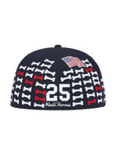 Supreme Bones Box Logo New Era 59Fifty Fitted Hat Navy one-kickz