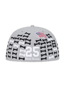 Supreme Bones Box Logo New Era 59Fifty Fitted Hat Grey one-kickz