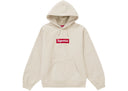 Supreme Box Logo Hooded Sweatshirt FW24 Stone one-kickz