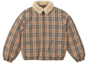 Supreme Burberry Shearling Collar Down Puffer Jacket Beige one-kickz