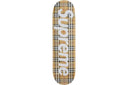 Supreme Burberry Skateboard Deck Beige one-kickz
