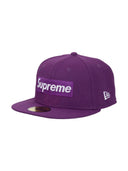 Supreme Championship Box Logo New Era 59Fifty Hat Purple one-kickz
