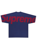 Supreme Checkerboard Intarsia S/S Top Navy
