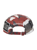 Supreme City Patches 6-Panel Hat Red Camo one-kickz