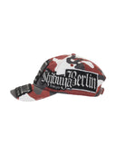 Supreme City Patches 6-Panel Hat Red Camo one-kickz