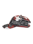 Supreme City Patches 6-Panel Hat Red Camo one-kickz