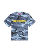 Supreme Collegiate Appliqué S/S Top Blue Camo one-kickz