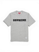 Supreme Collegiate Appliqué S/S Top Grey one-kickz