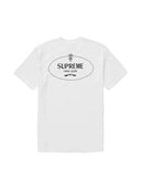 Supreme Crest Tee FW24 White one-kickz