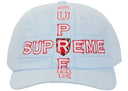 Supreme Cross 6-Panel Cap Light Blue