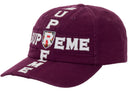 Supreme Cross 6-Panel Cap Purple
