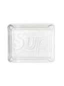 Supreme Debossed Glass Ashtray Clear one-kickz