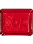 Supreme Debossed Glass Ashtray Red one-kickz