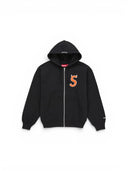 Supreme Devil S Logo Zip Up Hooded Sweatshirt Black one-kickz