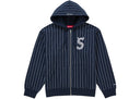 Supreme Devil S Logo Zip Up Hooded Sweatshirt Stripe one-kickz