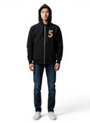 Supreme Devil S Logo Zip Up Hooded Sweatshirt Black one-kickz