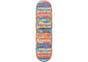 Supreme Distorted Logo Skateboard Deck Yellow one-kickz