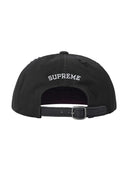 Supreme Distressed Script 6-Panel Black one-kickz