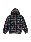 Supreme Flash Zip Up Hooded Sweatshirt Black