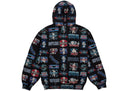 Supreme Flash Zip Up Hooded Sweatshirt Black