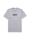 Supreme Futura Box Logo Tee Heather Grey one-kickz