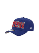 Supreme Gothic Outline Adjustable New Era 59Fifty Fitted Cap Royal one-kickz