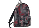 Supreme Guns Embroidered Leather Backpack Black one-kickz