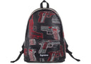 Supreme Guns Embroidered Leather Backpack Black one-kickz